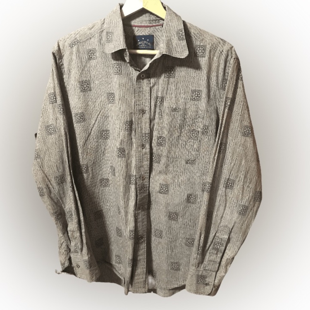 Tommy Bahama Indigo Palms Co. denim button down long sleeve shirt Size Large